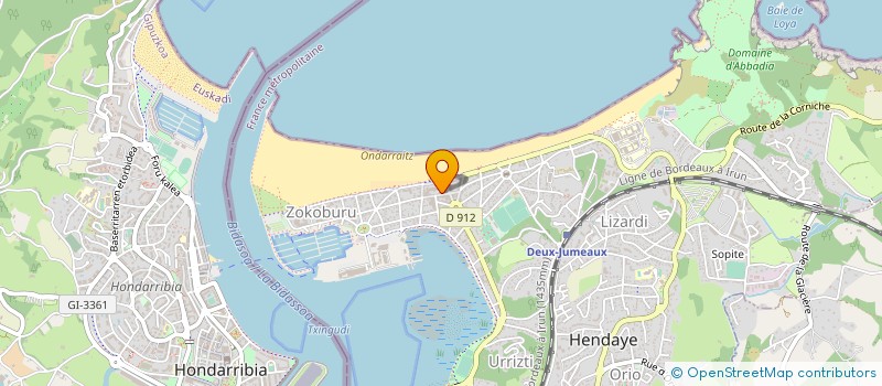 localisation de l'entreprise PASEO CHOCOLAT à HENDAYE