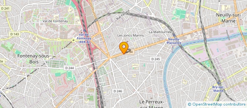 localisation de l'entreprise PASEO GESTION PRIVEE  LE PERREUX-SUR-MARNE