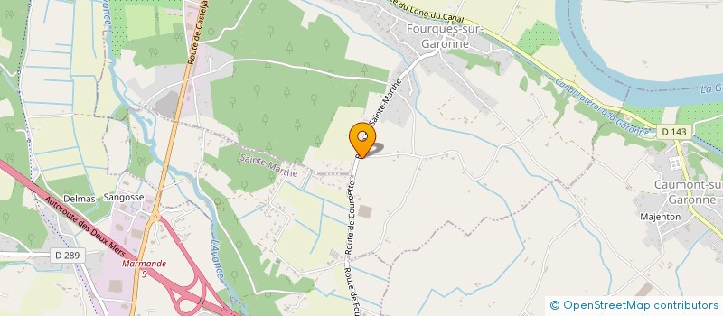 localisation de l'entreprise PASERICO  FOURQUES-SUR-GARONNE