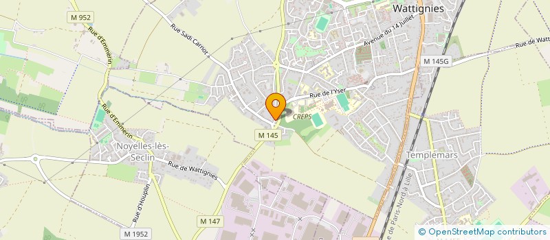 localisation de l'entreprise PASETGER INVEST à WATTIGNIES