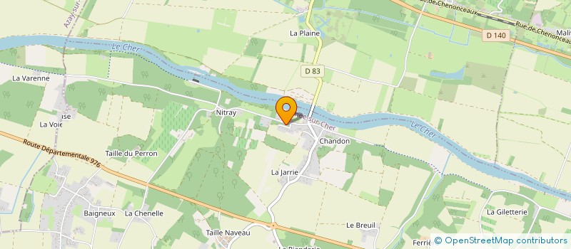 localisation de l'entreprise PASF  ATHEE-SUR-CHER