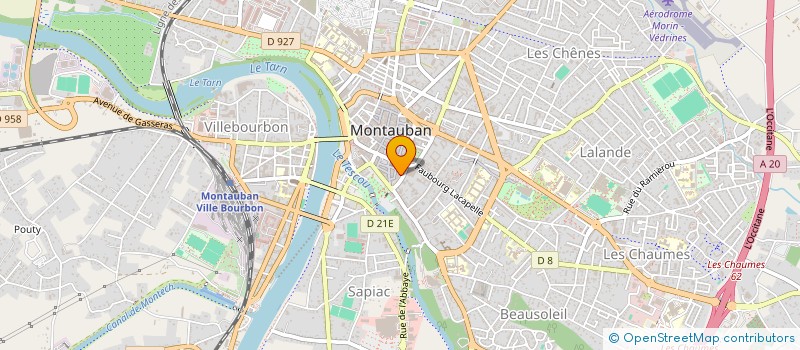 localisation de l'entreprise PASFLAU  MONTAUBAN