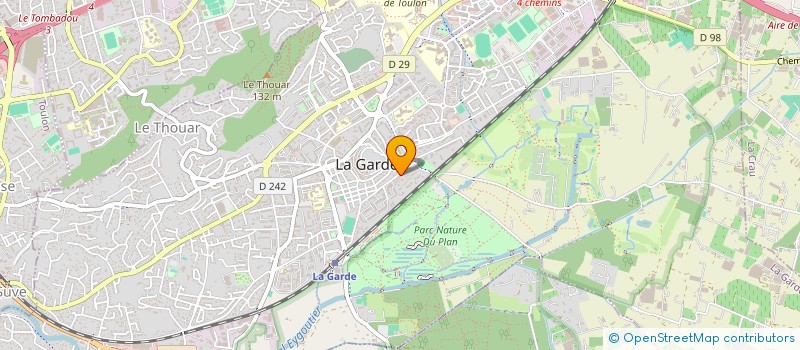 localisation de l'entreprise PASINI ET COMPAGNIE à LA GARDE