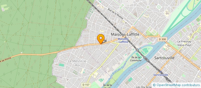 localisation de l'entreprise PASIPHAE  MAISONS-LAFFITTE