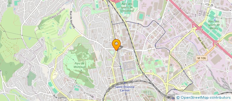 localisation de l'entreprise PASITO TROPICAL  SAINT-ETIENNE