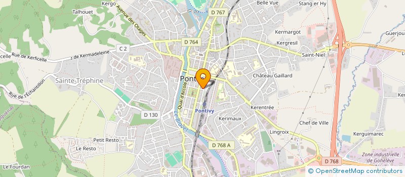 localisation de l'entreprise PASITOS AL ALMA  PONTIVY