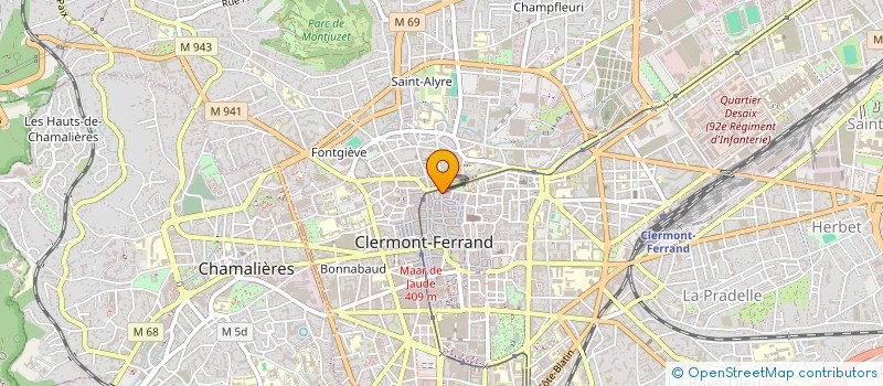 localisation de l'entreprise PASJC  CLERMONT-FERRAND