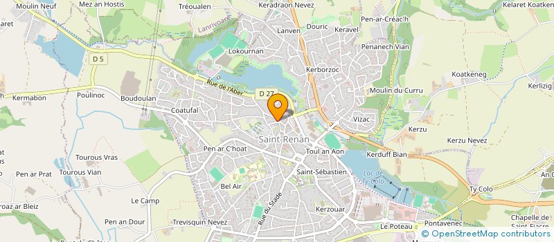 localisation de l'entreprise PASKACO  SAINT-RENAN