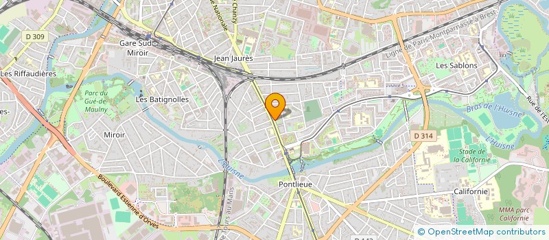 localisation de l'entreprise PASKO SELARL  LE MANS