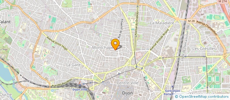 localisation de l'entreprise PASLENE à DIJON