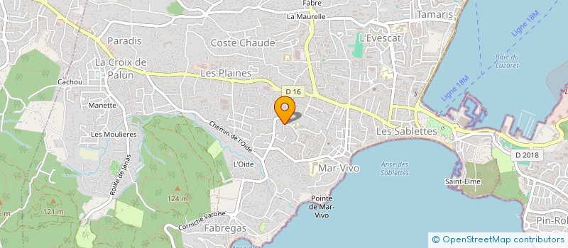 localisation de l'entreprise PASLO à LA SEYNE-SUR-MER