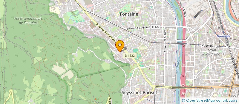 localisation de l'entreprise PASLOC  FONTAINE