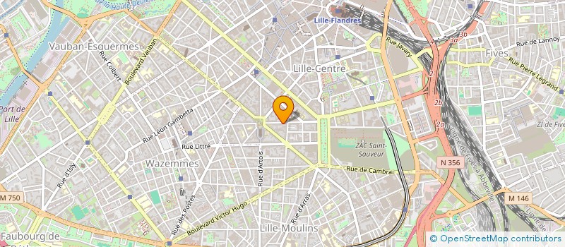localisation de l'entreprise PASM CONSEIL à LILLE