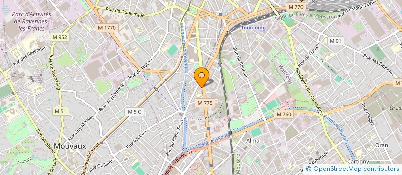localisation de l'entreprise  PASMA AFRICA  à TOURCOING