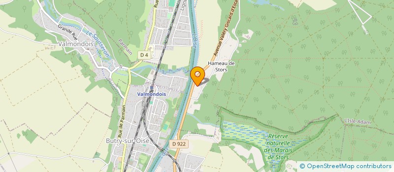 localisation de l'entreprise PASMABAT à L'ISLE-ADAM