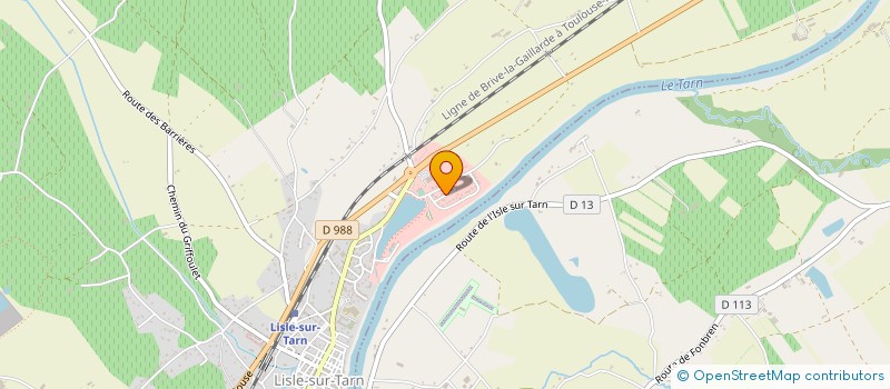 localisation de l'entreprise PASMADA à LISLE-SUR-TARN