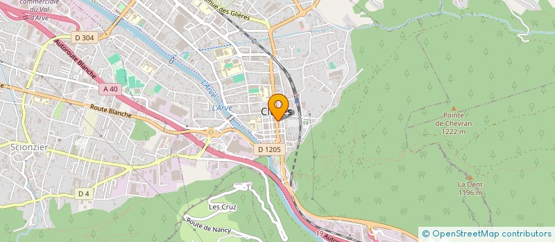localisation de l'entreprise PASMAJO à CLUSES
