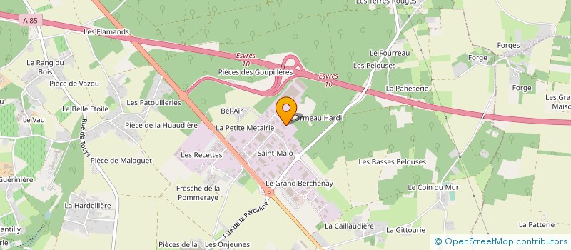 localisation de l'entreprise PASMAN à ESVRES