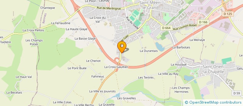 localisation de l'entreprise PASNEL  SAINT-MEEN-LE-GRAND