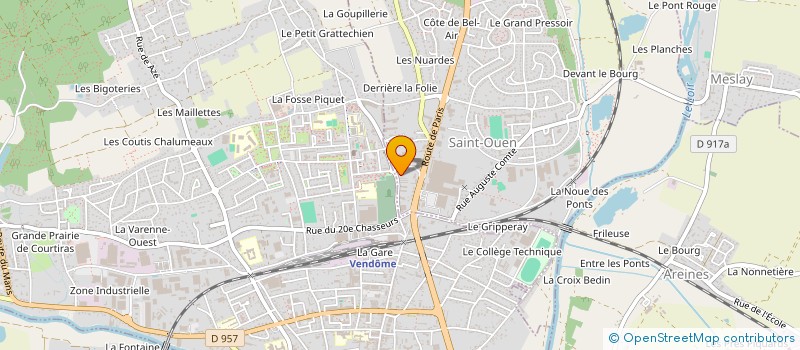 localisation de l'entreprise PASNEL à VENDOME