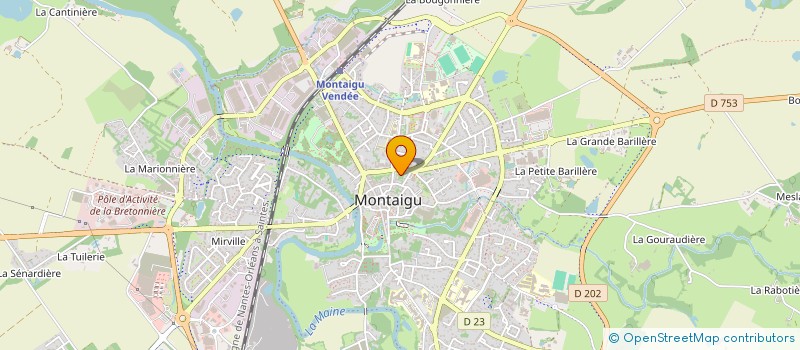 localisation de l'entreprise PASOAN à MONTAIGU-VENDEE