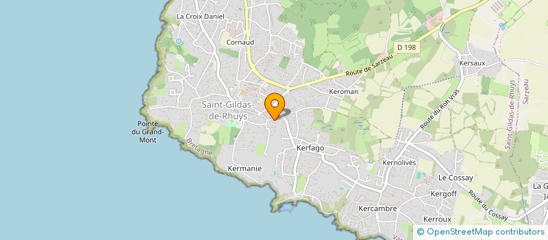 localisation de l'entreprise PASODOBLE  SAINT-GILDAS-DE-RHUYS