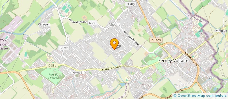 localisation de l'entreprise PASOLICO à PREVESSIN-MOENS