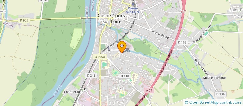 localisation de l'entreprise PASORI à COSNE-COURS-SUR-LOIRE