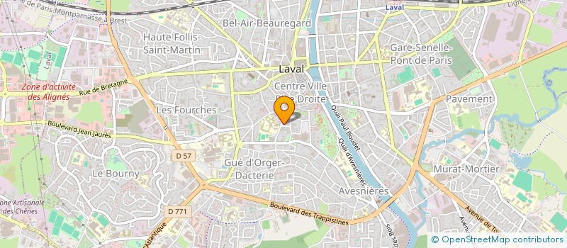 localisation de l'entreprise PASPOIL à LAVAL