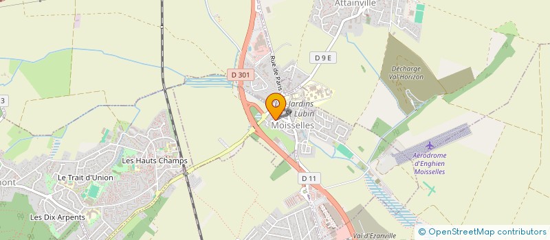 localisation de l'entreprise PASPORT à MOISSELLES