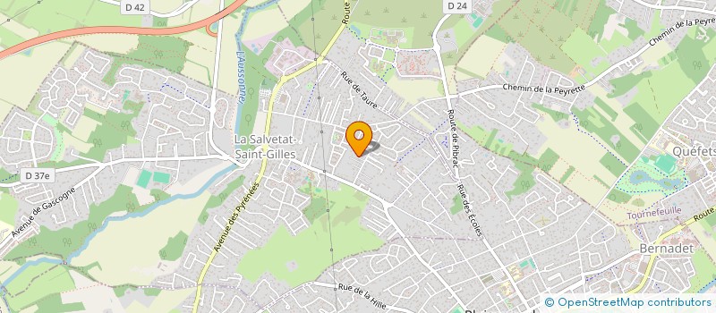 localisation de l'entreprise PASQ LEA  LA SALVETAT-SAINT-GILLES
