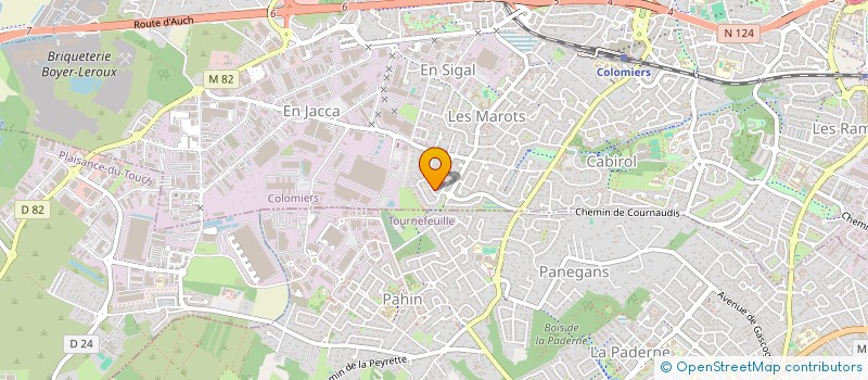 localisation de l'entreprise PASQUALIT'EAU à COLOMIERS
