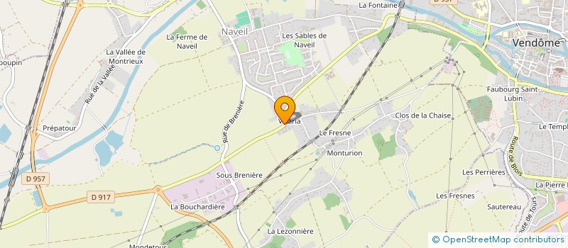 localisation de l'entreprise PASQUERAULT MAURICE à RENAY