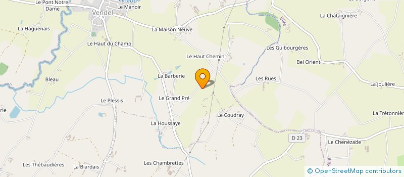 localisation de l'entreprise PASQUET DU DESERT à RIVES-DU-COUESNON