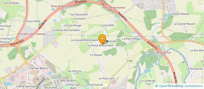 localisation de l'entreprise PASQUET NATURE SERVICES  CESSON-SEVIGNE