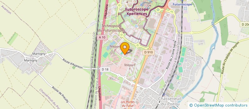 localisation de l'entreprise PASQUET ONLINE à CHASSENEUIL-DU-POITOU