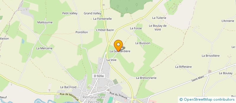 localisation de l'entreprise PASQUET THOMAS à REMALARD-EN-PERCHE