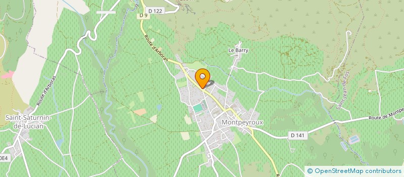 localisation de l'entreprise PASQUIER  MONTPEYROUX