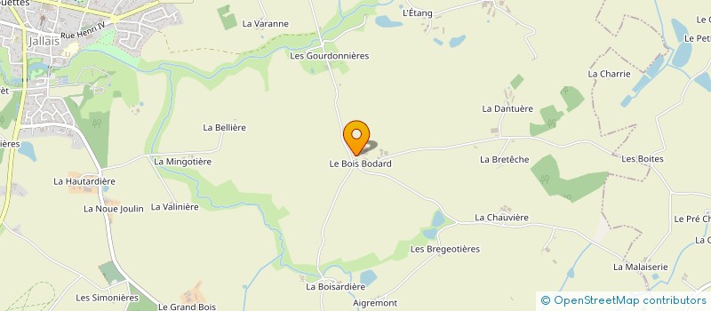 localisation de l'entreprise PASQUIER à BEAUPREAU-EN-MAUGES