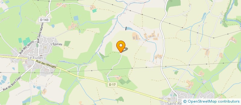 localisation de l'entreprise PASQUIER ARNAUD - BARON STEPHANIE  MAUGES-SUR-LOIRE