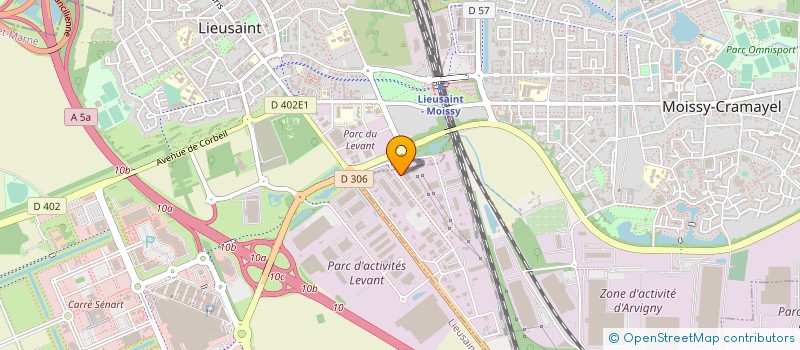 localisation de l'entreprise PASQUIER CREATIONS à MOISSY-CRAMAYEL