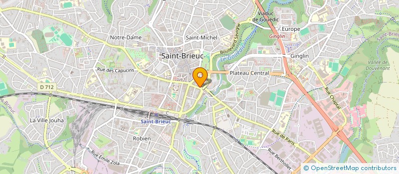 localisation de l'entreprise PASQUIER-DOCO à SAINT-BRIEUC