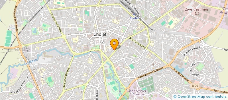 localisation de l'entreprise PASQUIER FINANCES à CHOLET