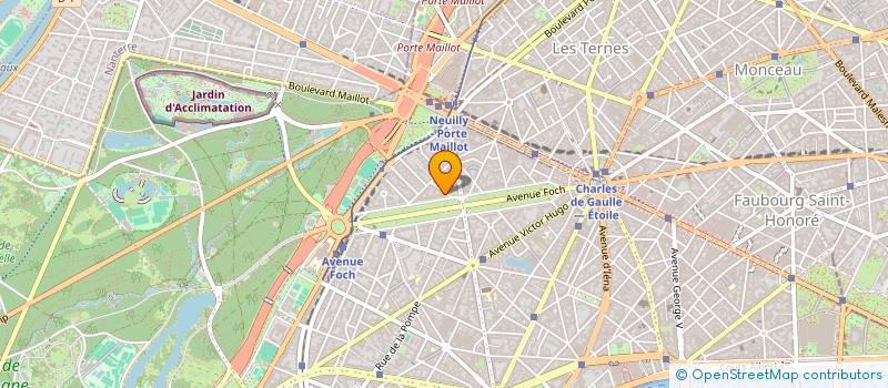 localisation de l'entreprise PASQUIER-FOCH-INDIVISION  PARIS