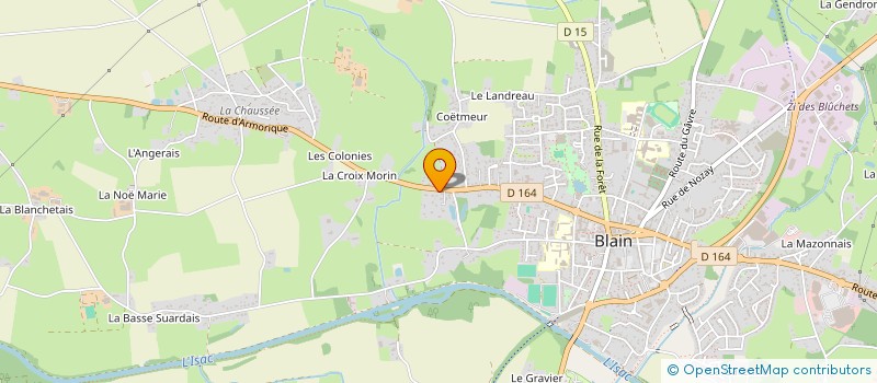 localisation de l'entreprise PASQUIER TEDDY  BLAIN