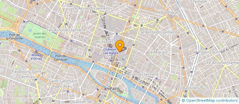 localisation de l'entreprise PASQUINI & BARKER FRANCE  PARIS