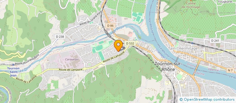 localisation de l'entreprise PASQUION ROMAIN AGENCEUR MENUISIER à TOURNON-SUR-RHONE