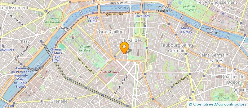 localisation de l'entreprise PASRL  PARIS