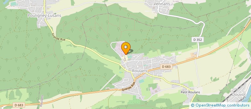 localisation de l'entreprise PASS'  ROULANS