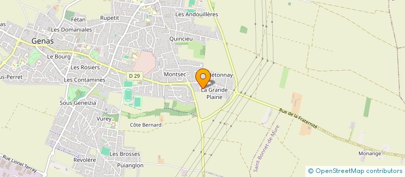 localisation de l'entreprise PASS AIRPORT à GENAS